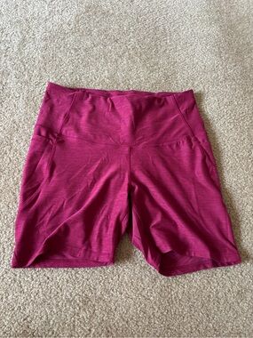 all in motion Magenta High-Rise Bike Shorts